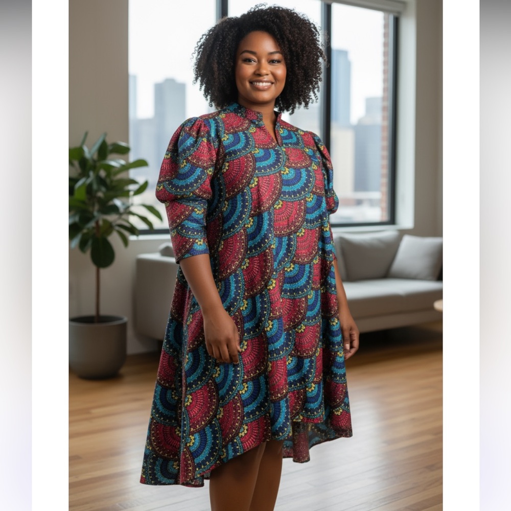 This has no tags to go by.. but looks like an African style dress.